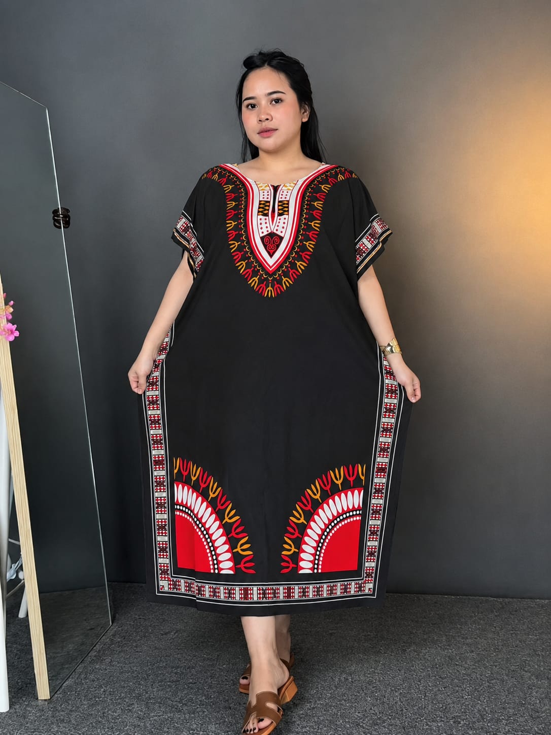 কাফতান ওয়ান পিছ কালো কালার