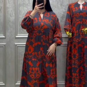 তানিশা আবায়া বোরকা হিজাবসহ কমলা ব্লো কালার